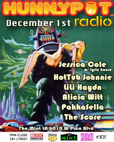 JESSICA COLE (LYRIC HOUSE, DJ SET) + LILI HAYDN + ALICIA WITT + PAKKAFELLA + THE SCORE + DJ SYNAPSE