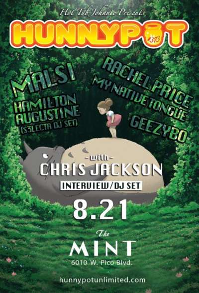 CHRIS JACKSON (INTERVIEW/DJ SET) + RACHEL PRICE +  MALSI + MY NATIVE TONGUE + MASAI + HAMILTON AUGUSTINE (S3LECTA DJ SET)