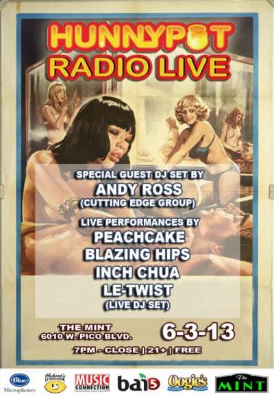 ANDY ROSS (MUSIC SUPERVISOR, INTERVIEW/DJ SET) + BLAZING HIPS + INCH CHUA + LE-TWIST (DJ SET) + E-TRAIN