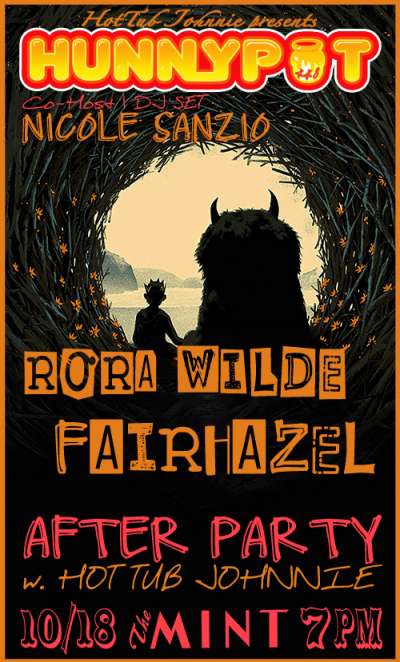 NICOLE SANZIO (InDigi Music, CO-HOST/DJ SET) + RORA WILDE (INTERVIEW/LIVE) + FAIRHAZEL (INTERVIEW/LIVE) + AFTER PARTY w. HOT TUB JOHNNIE