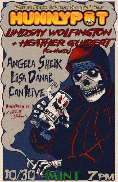 LINDSAY WOLFINGTON &amp; HEATHER GUIBERT (PRESIDENT &amp; VICE-PRESIDENT, GUILD OF MUSIC SUPERVISORS. CO-HOSTS) + ANGELA SHIEK + LISA DANAË + CAN1LIVE + AFTERPARTY w. HOT TUB JOHNNIE