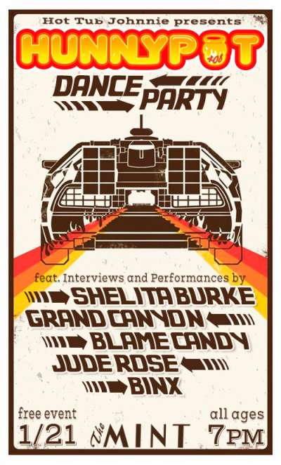 SHELITA BURKE + GRAND CANYON + BLAME CANDY + BINX + JUDE ROSE + HUNNYPOT DANCE PARTY