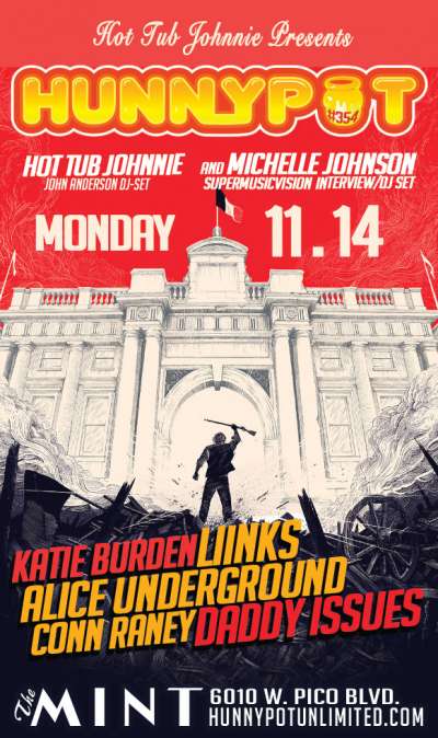 MICHELLE JOHNSON (SuperMusicVision DJ SET) + KATIE BURDEN + ALICE UNDERGROUND + LiiNKS + DADDY ISSUES + CONN RANEY