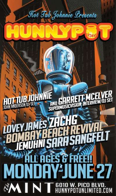 GARRETT McELVER (SUPERMUSICVISION INTERVIEW/DJ SET) + LOVEY JAMES + BOMBAY BEACH REVIVAL + SARA SANGFELT + JEMUHNI + ZACHG