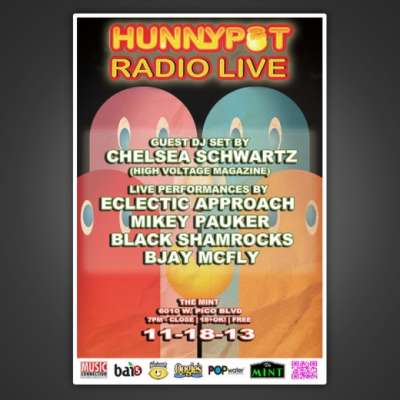 CHELSEA SCHWARTZ (HIGH VOLTAGE MAG, INTERVIEW/DJ SET) + ECLECTIC APPROACH (INTERVIEW) + MIKEY PAUKER (INTERVIEW) + BLACK SHAMROCKS + BJAY MCFLY (INTERVIEW)