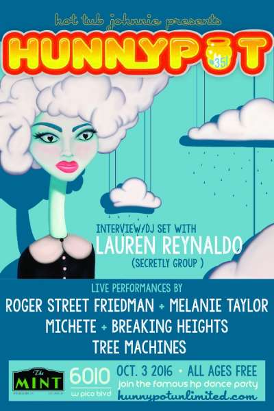 LAUREN REYNALDO (SECRETLY GROUP INTERVIEW/DJ SET) + ROGER STREET FRIEDMAN + MELANIE TAYLOR + MICHETE + BREAKING HEIGHTS + TREE MACHINES