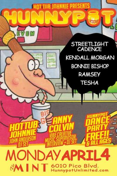 ANNY COLVIN (VIBE CREATIVE MUSIC SUPERVISOR DJ SET) + STREETLIGHT CADENCE + KENDALL MORGAN + BONNIE BISHOP + RAMSEY + TESHA