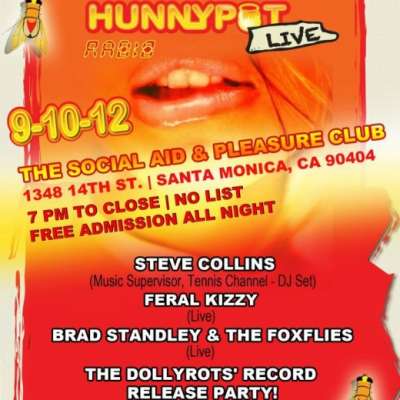 STEVE COLLINS (MUSIC SUPERVISOR, INTERVIEW/DJ SET) + THE DOLLYROTS (KELLY &amp; LUIS, INTERVIEW/RECORD RELEASE PARTY) + FERAL KIZZY + BRAD STANDLEY &amp; THE FOXFLIES + E-TRAIN